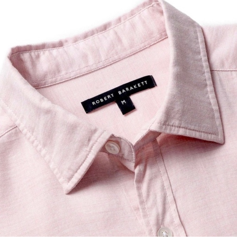 ROBERT BARAKETT Shirt Men’s Mount Eden softTwill Button-up New With Tags - Picture 2 of 9